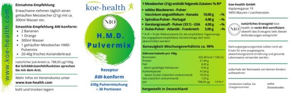 3er Set - H.M.D. Pulvermix