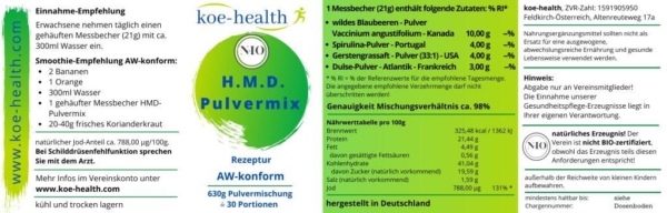 3er Set - H.M.D. Pulvermix