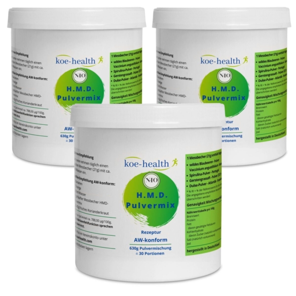 3er Set - H.M.D. Pulvermix