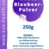 wildes-Blaubeerpulver - Vaccinium angustifolium