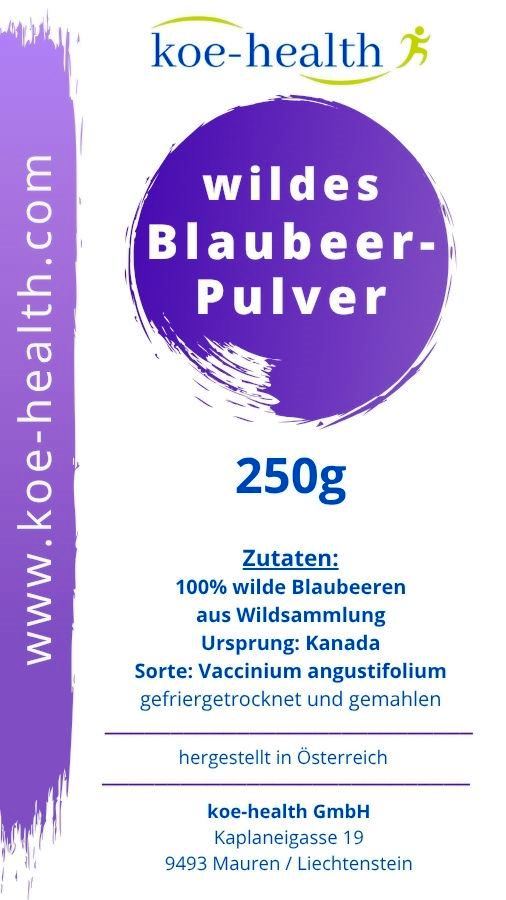 wildes-Blaubeerpulver - Vaccinium angustifolium