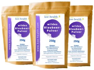 3er Set - wildes-Blaubeerpulver