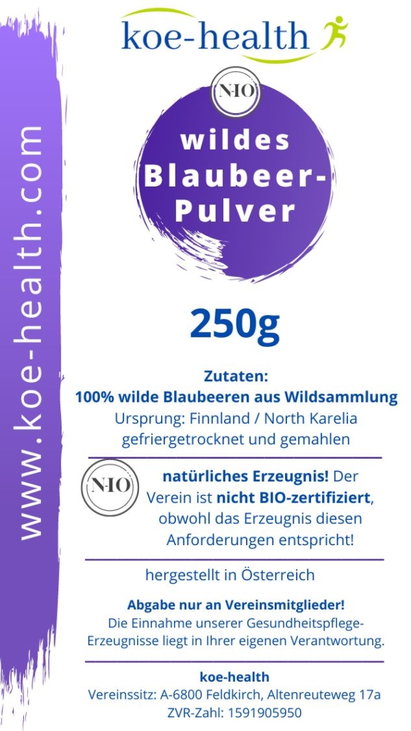 wildes-Blaubeerpulver