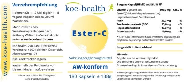 Ester-C Kapseln