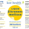 Zitronenmelisse-Liquid