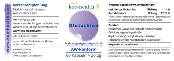 Glutathion Kapseln