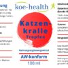 Katzenkralle_Etikette Katzenkralle-Tropfen