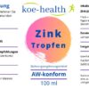 Zink_Etikette Zink-Tropfen